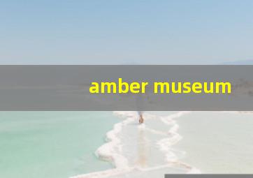 amber museum